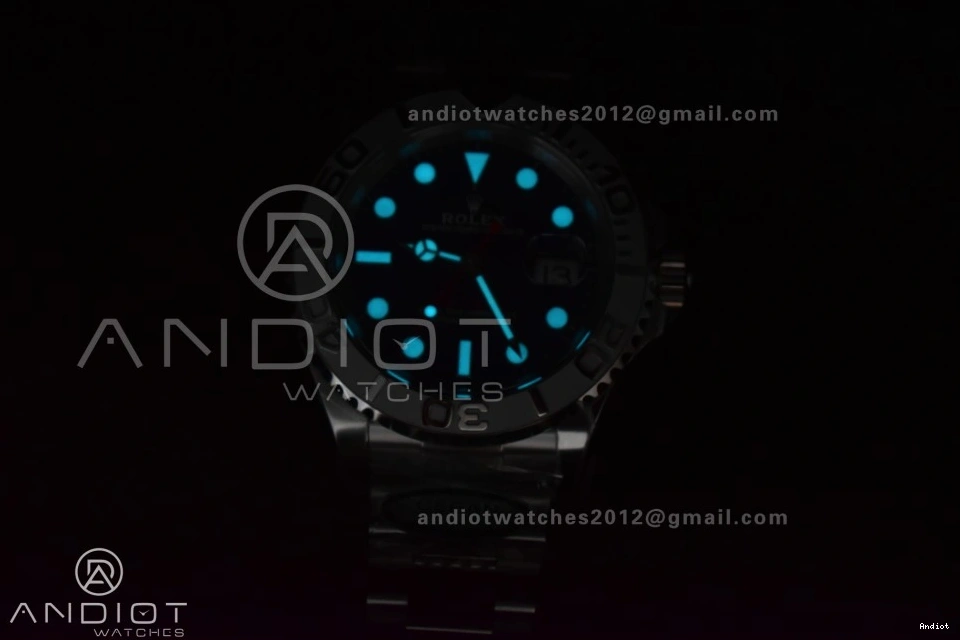 VR3235 on Edition Yacht-Master Bracelet 904L 126622 Clean SS Blue Best 1:1 Dial Steel 0307